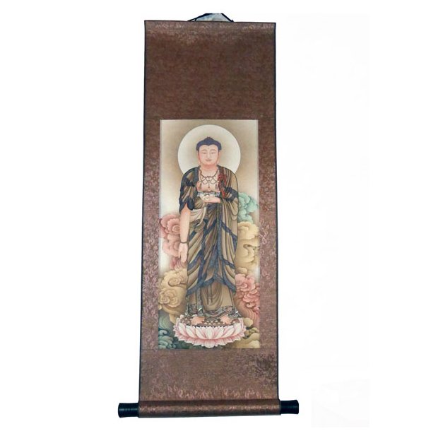 Silk Scroll: Taaching Buddha