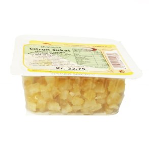 Citronskal sukat kologisk