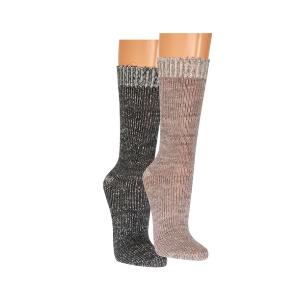 Str�mper med alpaka uld BEIGE og GR�