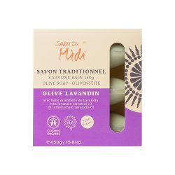 kologisk Olivensbe med lavandin - Savon du midi