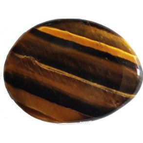 Flad sten Tigerje ca.3.5 x4,5-5 cm - 30-55 g Brasilien