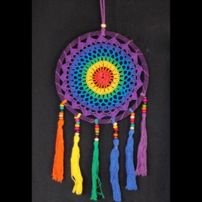 Drmmefanger regnbue farver medium