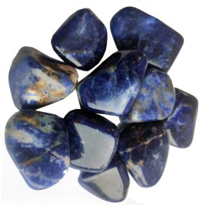 Sodalit bl Namibia L 1 kg poleret