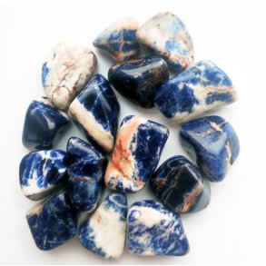 Sodalit Namibia Bl/Orange L 1 kg poleret