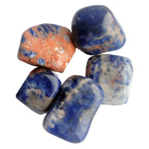 Sodalit Namibia Bl/Orange XL 1 kg poleret