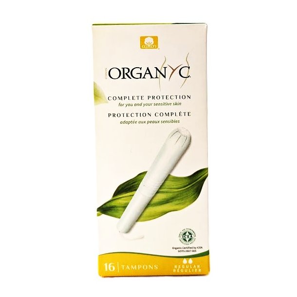 Organyc Tampon Regular + m/indfringshylster ko
