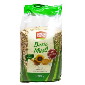 Basis mysli med amaranth �kologisk 2 kg - Rosengarten