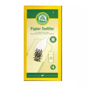 Tefiltre papir ubleget st. 4 100 styk Lebensbaum