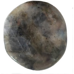 Labradorit flad Sten poleret