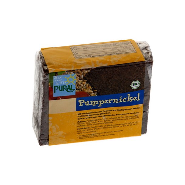 Pumpernikkelrugbrd (Pural) kologisk