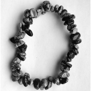 snefnug Obsidian chip armbnd