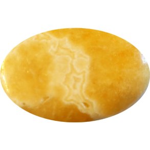 Flad sten af Aragonit ca.3,5 x 5 cm - 30-55 g Marokko