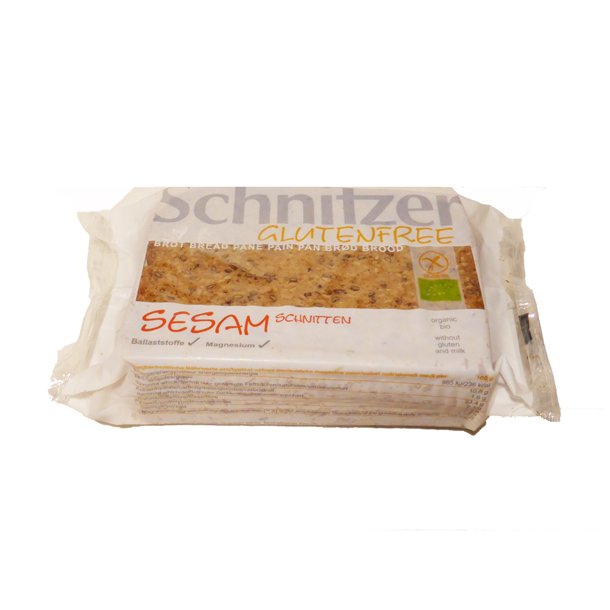 Sesambrd kologisk, glutenfri - Schnitzer