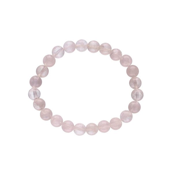 Rosenkvarts armbnd 8 mm