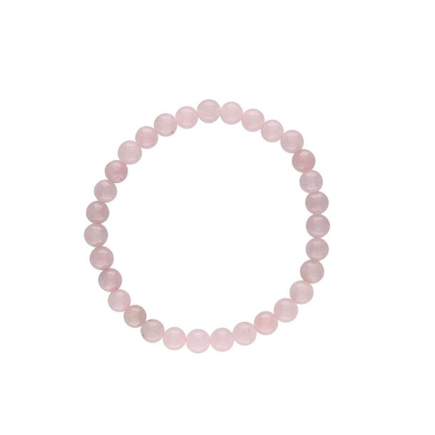 Rosenkvarts armb�nd 6 mm