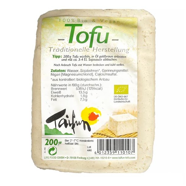 Tofu naturel Taifun kologisk (KL) Vegansk