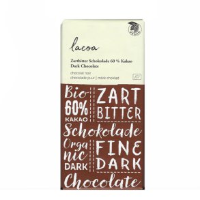 Mrk chokolade 60% kologisk