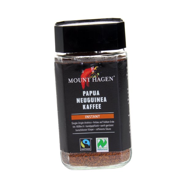 Instant kaffe kologisk Fairtrade Mount hagen