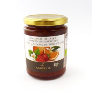 Appelsin/jordbr marmelade kologisk (Sicillansk)