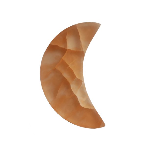 Selenit halvmne peach