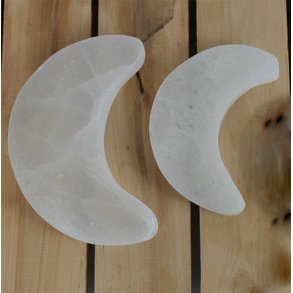 Selenit halvmne hvid