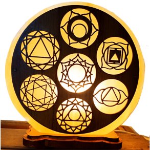 Saltlampe Chakra