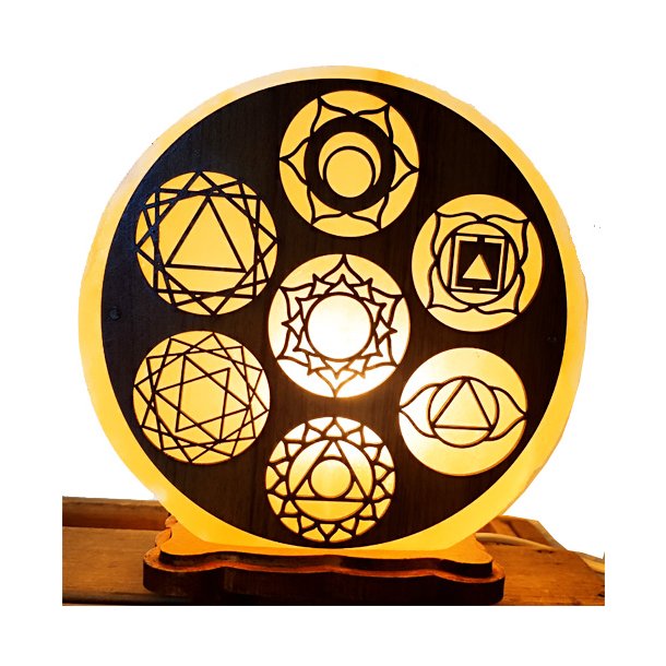 Saltlampe Chakra