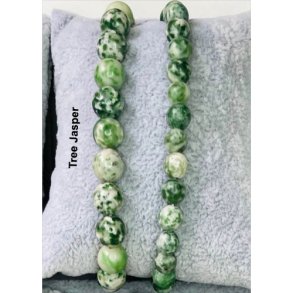 Tr Jaspis armbnd ca. 6mm - diameter: ca. 5,5 cm