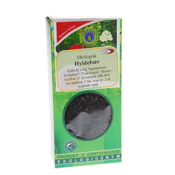 Hyldebr te kologiske 100 g, sambuci fructus