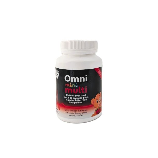 OmniMini Multi. Tyggetabletter med b�rsmag til b�rn
