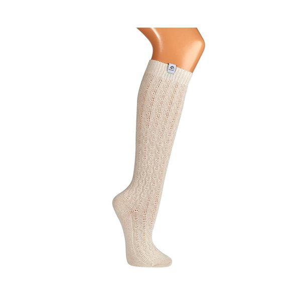 kn�str�mper  VARM HVID Jacquard med merino uld