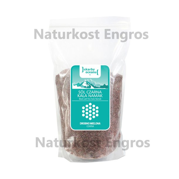 Sort Himalaya salt fint Kala Namak 1 kg