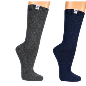 Strmper Gr & Bl med merino uld