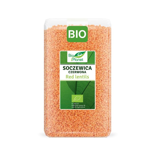Rde linser kologiske 1 kg Bio Planet