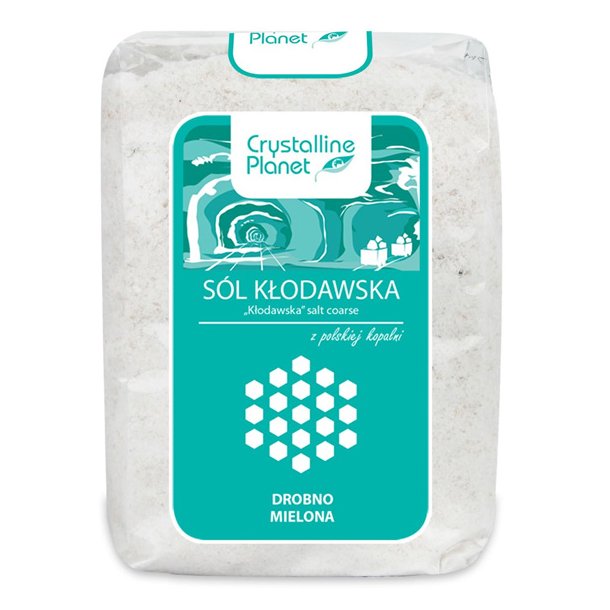 Stensalt fra Klodawska fint uraffineret 600 g