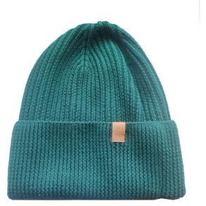 Uld damehue 100% merino uld, Isla, smaragd, 55-60cm