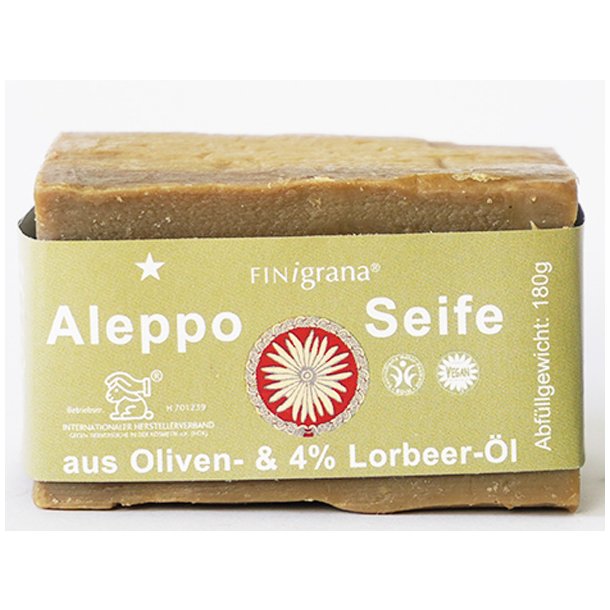 Alepposbe med 4% Lauerbrolie 180g BDIH