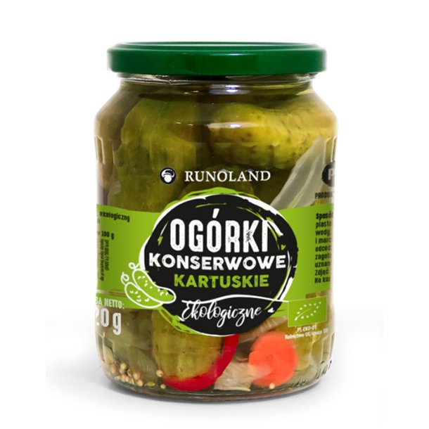 Agurker syltede kologiske 670 g