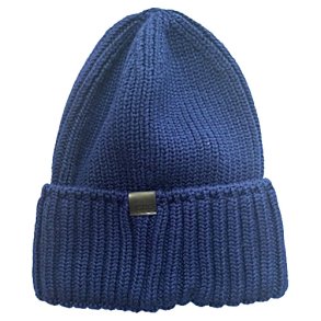 Uld herrehue 100% merino uld, Bruner, mrkebl, 55-60cm