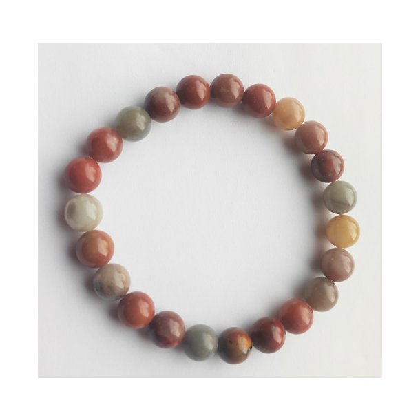 Jaspis armbnd ca. 8 mm