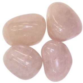 Rosenkvarts poleret 1 til 2 cm kvalitet B 1 kg