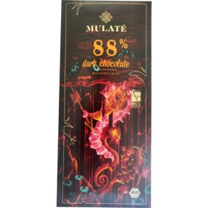 Mrk chokolade 88% kologisk - Mulate