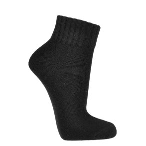 Sokker med merino og kashmir uld sorte