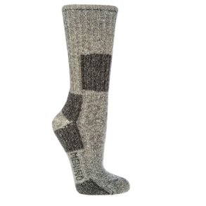 Vandrestrmper Gr og kaki.med merino uld