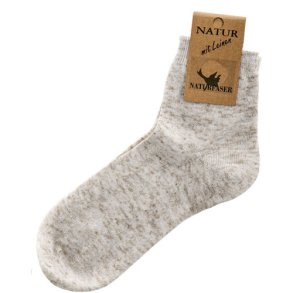 Bomuld ankelstrmper med hr