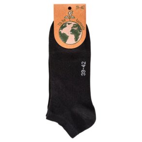 Sneakers af kologisk bomuld sorte