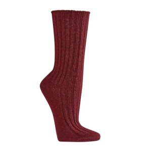 Uldstrmper bordeaux 2 par