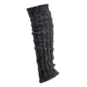 Benvarmere med alpaka uld antracit