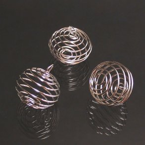 Spiral holder til sten slv farve