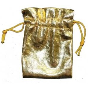 Smykkepose guldfarvet